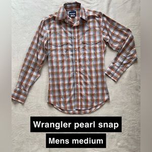Men’s Wrangler pearl snap l/s